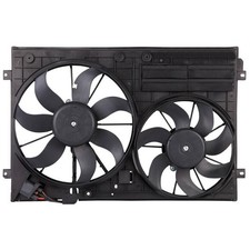 Radiator Cooling Fan Assembly For VW Golf Jetta CC Eos Passat Tiguan 1K0121205AJ