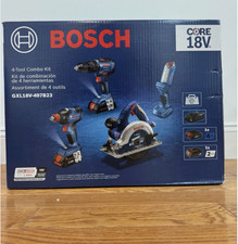 Bosch Gxl18v-497b23 Combo Kit 4-tool Drive Size 12 18v Dc 802gc2