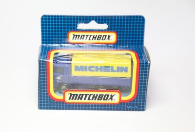 Matchbox MB-26 Volvo Tilt Truck Michelin - Mint in Box 1987