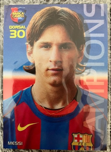 Lionel Messi [Campeon Spanish] #35 2004 Panini Sports Mega Cracks Barca card