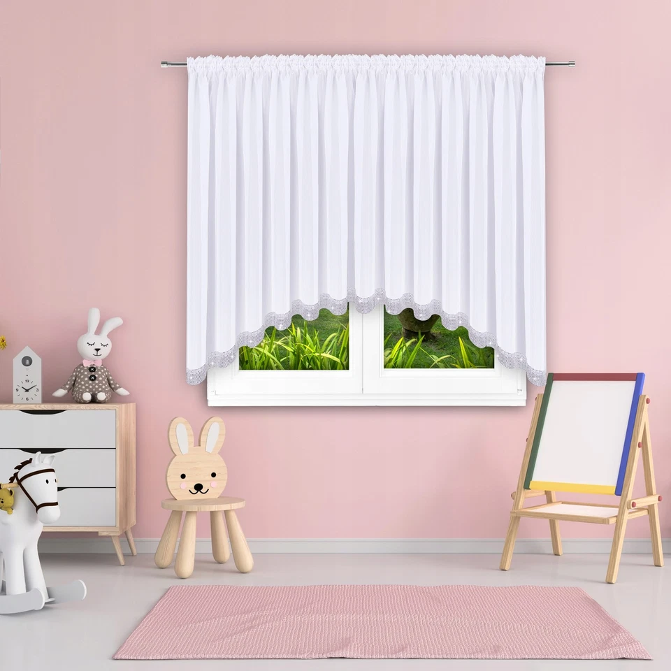 Gardine Klassischer Vorhang Aus Voile Mit Zirkon Kurz 300x150 - Bild 2 von 4