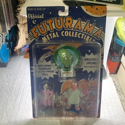 Futurama Die-cast Series 2 Amy Wong & Zoidberg + Kif clicker - 2001 Rocket USA