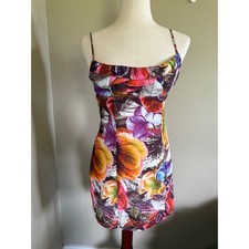 Urban Outfitters Floral Print Mini Dress Sleeveless Party Cocktail Women's