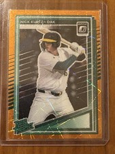 2025 Topps Now Nick Kurtz Orange Rated Prospect