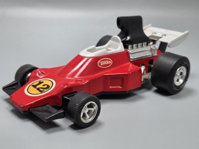 TONKA FERRARI F1 RACE CAR #12 - Vintage 1970s Push Rev Japan Diecast -WORKS