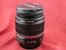 Canon EF-S Zoom 18-55mm  f/3.5-5.6 IS Auto  Manual Lens CLEAN LENS TESTED