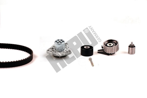 Wasserpumpe + Zahnriemensatz Hepu PK10897 FüR Alfa Giulia Stelvio 949 AXC1A Jtdm-image