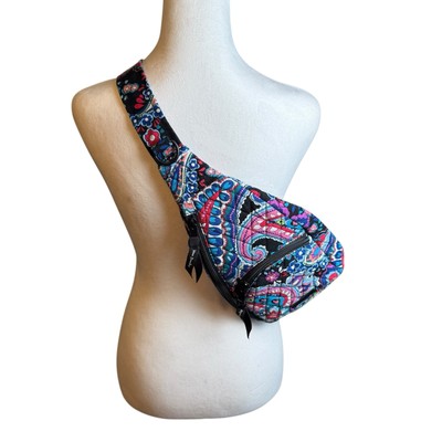 Vera Bradley Lighten Up Essential Compact Sling Backpack Crossbody Bag Quilted