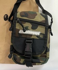 A Bathing Ape BAPE 1st Camo Shoulder Bag Green Camouflage Crossbody w/ Dust Bag