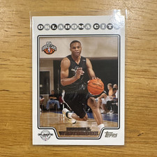 Topps 2008-09 Russell Westbrook Rookie #199 Oklahoma City Thunder NBA Card. rookie card picture
