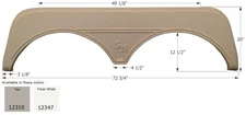 ICON TECHNOLOGIES LIMITED RV FENDER SKIRT TANDEM SUNNYBROOK FS2310 TAN