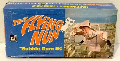 1968 Donruss The Flying Nun Trading Card Wax Box FULL 24 Packs Sally Field