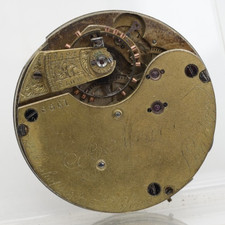 A. MEARS 21 BISHOPGATE ST. WITHOUT POCKET WATCH MOVEMENT 42.8mm FOR REPAIR LU 