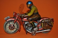 TCO-59 Tippco TIN windup MOTORCYCLE Germany 1955