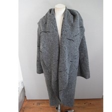 Bryn Walker Coat Small Grey Lagenlook Open Front Waterfall Boucel Jacket