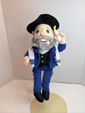 Monkeybar Moshe the Mensch 12" Stuffed Plush Doll Rabbi Hanukkah Jewish Candle