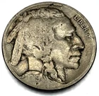 1919 S Buffalo Nickel Good Condition 5 Cent US Coin - 0494