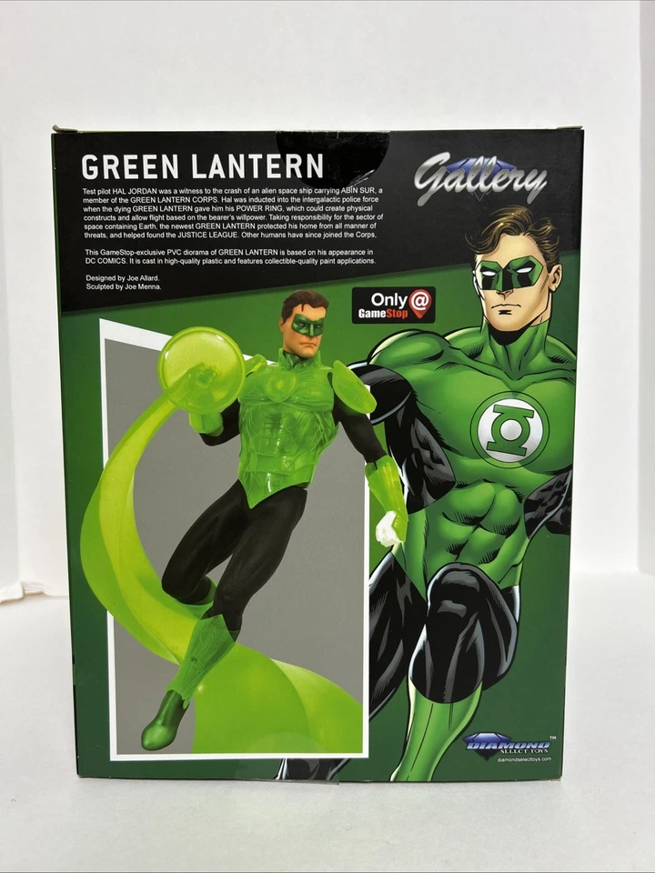 Green Lantern - DC Gallery PVC Diorama - Exclusivo Game Stop - Diamond Select Foto 3 de 4