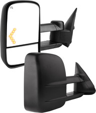 Power Heated Towing Mirrors for 2007-2013 Chevy Silverado 2500HD/3500HD, GMC Sie