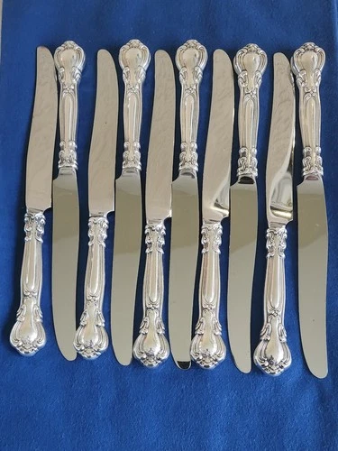 10 Knives 9" Chantilly by Gorham Sterling Silver