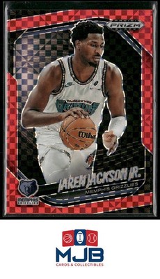 2024-25 Panini Prizm Black Jaren Jackson Jr. Red Power #/75 #2