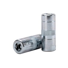 Lumax LX 1400 2 Pack 1 8 NPT Silver Standard Grease Coupler for Grease Guns