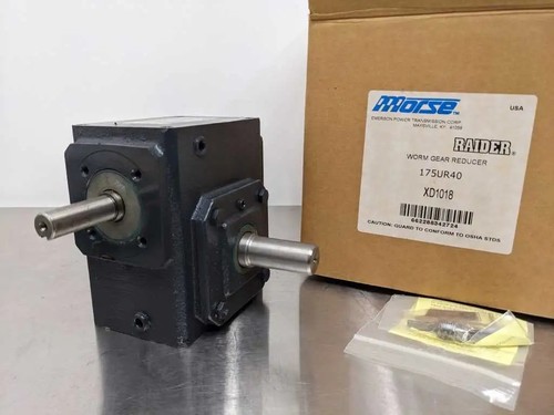 Morse 175UR40 Worn Gear Reducer 0.45HP 472, lb. inch 1750, 40:1 RPM - Picture 1 of 1
