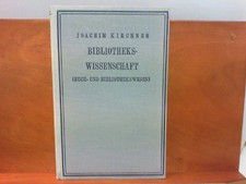 Bibliothekswissenschaft ( Buch - und Biblioth...