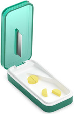 Pill Cutter with Sharp Blade, Pill Cutter Splitter for Large or Small Pills