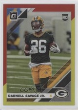2019 Panini Donruss Optic Rookies Red & Yellow Prizm Darnell Savage Jr #109 n1u