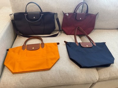 Lot of 4 Longchamp Tote Bags