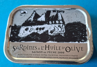 Boîte sardines vide éd limitée à 2000 ex pour François DILASSER saison 2000