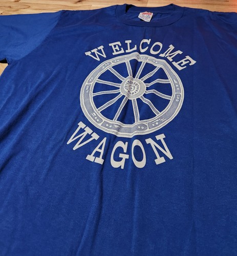 T-shirt Wayland Baptist University anni 80 x grande blu pionieri sport XL - Foto 2 di 4