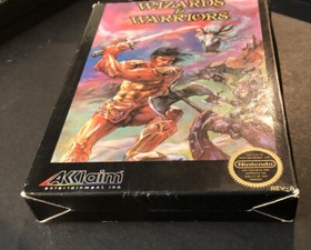 Wizards & Warriors (Nintendo Entertainment System, 1987) NES gioco scatola e manuale