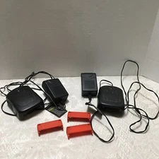 2 Genuine Black and Decker Battery Chargers 18V Model ETPCA-180021U2 + 3 Caps