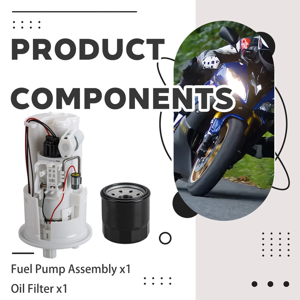 Filtro de aceite bomba tanque de combustible 5PW-13907-01-00 Assenbly para Yamaha YZF-R1 2004-2006 Foto 2 de 4