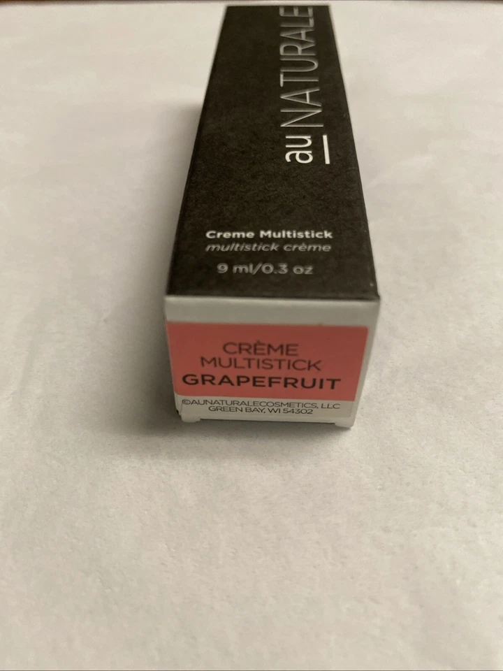 AU NATURALE Creme Multistick GRAPEFRUIT .3 Oz Full Size NEW W/BOX - Image 2 of 2