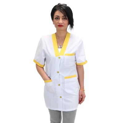 CAMICE DA LAVORO CASACCA DONNA ALIMENTARI SUPERMERCATO MADE IN