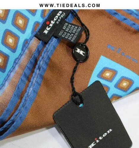 Lazos Kiton Marrón para Hombre