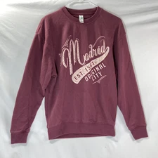 Madrid Sweater By JHK Maroon Red Men’s Size Small “est. 1561 Original City”