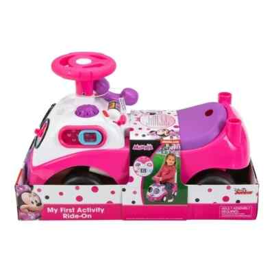 Minnie Mouse Meine erste Aktivität Fahrt auf Musik blinkende Signalleuchten Weihnachtsgeschenke