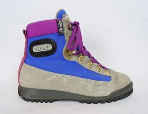 purple hiking boots