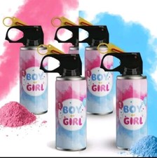2x Gender Reveal Party Spray Feuerlöscher Bl...