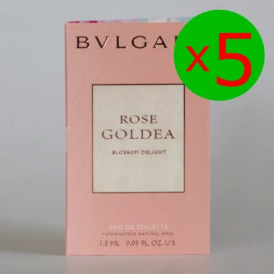 Bvlgari/Bulgari, Rose Goldea Blossom Delight, EDT 7,5ml (5 x 1,5ml), Spray