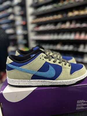 Nike SB Dunk Low Pro CELADON 2021 Size 11 BQ6817 301 New 100% Authentic