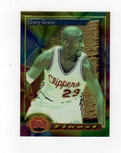 1993-94 Topps Finest Gary Grant Card #64 - Clippers
