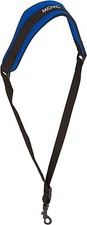 Movo MS-20L-B Neoprene Instrument Strap for Saxophones Clarinets Blue/Long