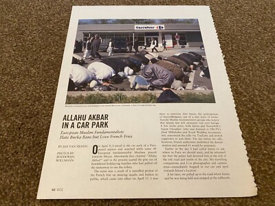 VBK2 ARTICLE & PICTURE. ALLAHU AKBAR IN A CAR PARK BY JAN VAN TIENEN