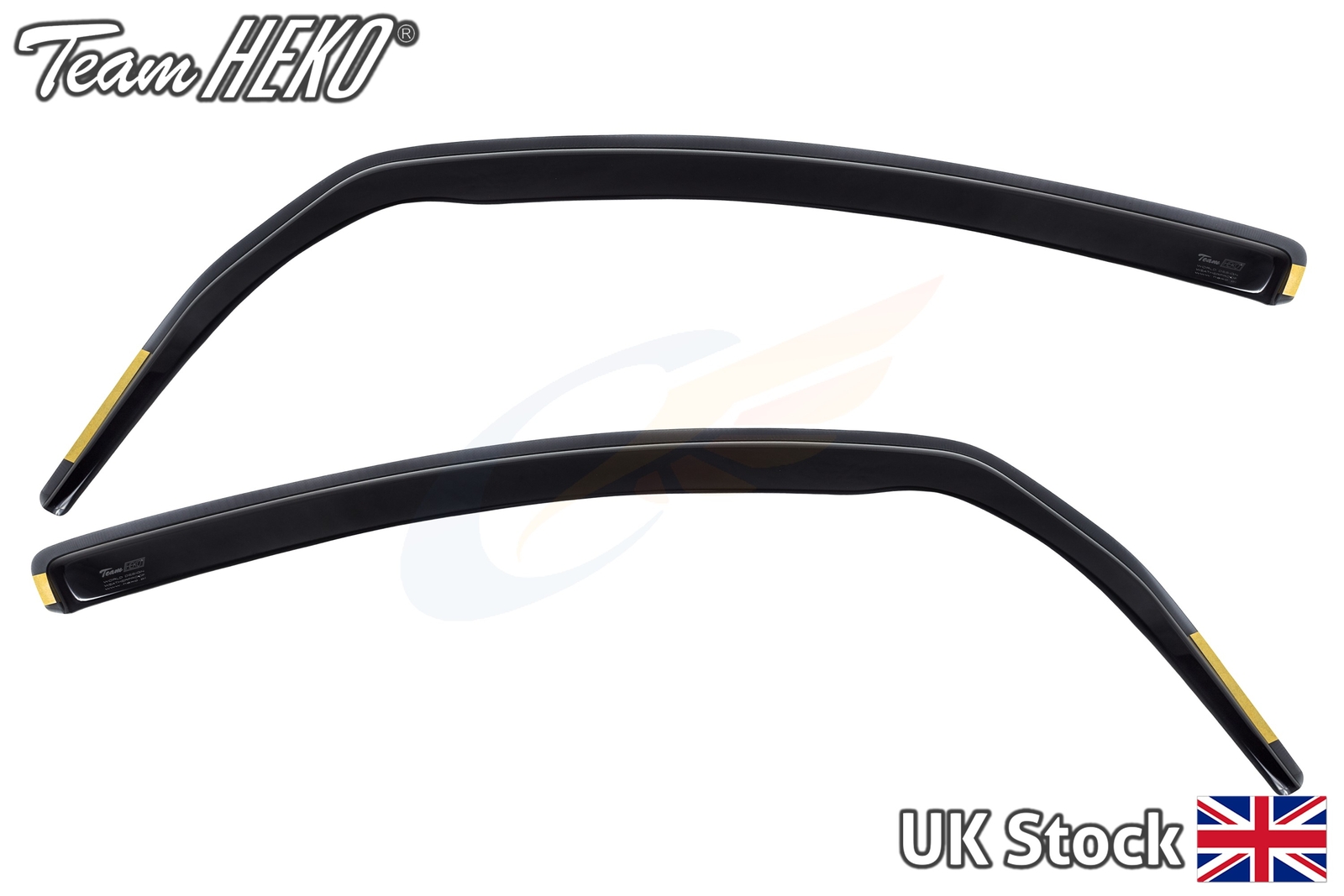 MITSUBISHI COLT mk6 5doors 20042012 2pc wind deflectors HEKO Tinted