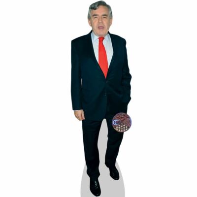 Gordon Brown (Red Tie) Mini Size Cutout